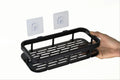 D & J Shop Heavy Duty Plastic SelfAdhesive Bathroom Shelves  Multipurpose WallMounted Storage Organizer For Bathroom, Kitchen