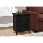 Monarch Specialties I 3951 Accent Table, Nightstand, Storage Drawer, End, Side Table, Veneer