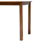 Baxton Studio Eveline Wooden Dining Table, 27.56-inch D x 43.31-inch W, Walnut Brown (231-8959-HIT)