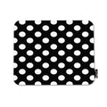 Mugod Polka Dot Mouse Pad Abstract Circle Geometric Pattern Retro Black And White Mouse Mat Non-Slip Rubber Base Mousepad For Co