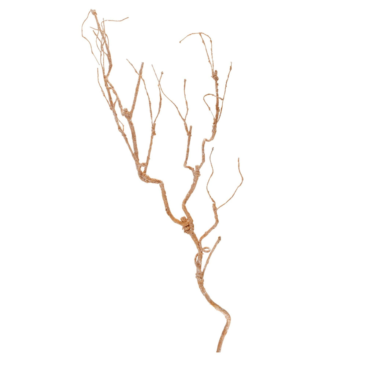 Melrose Glittered Artificial Christmas Twig Branch Spray - 32' - Set of 6 - Bronze