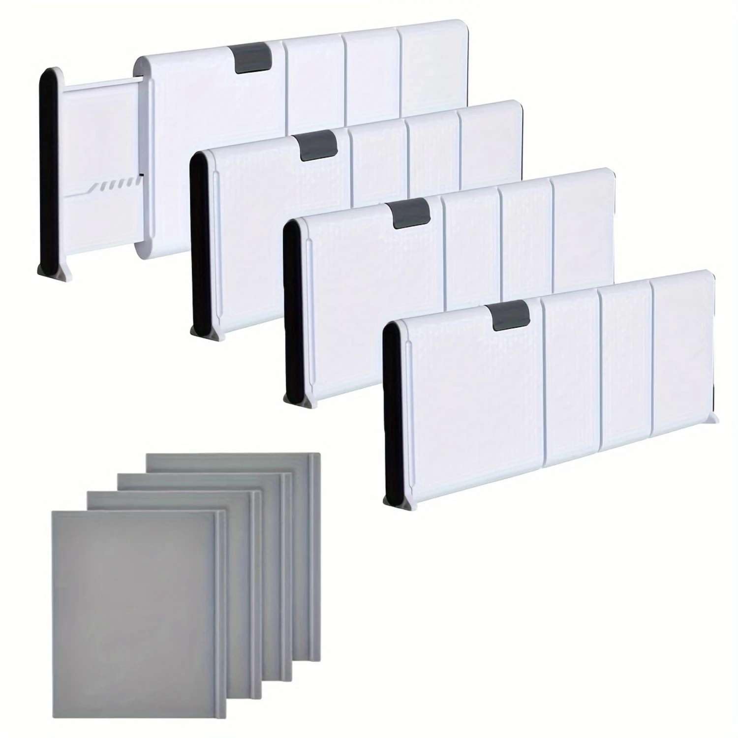 Adjustable Drawer Organizers: Maximize Desk & Office Space With 8 EasyToInstall Plastic Dividers