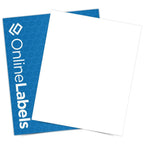 Sticker Paper, 250 Sheets, White Matte, 8.5' X 11' Full Sheet Label, Works With Inkjet And Laser Printer, Compatible With Elec