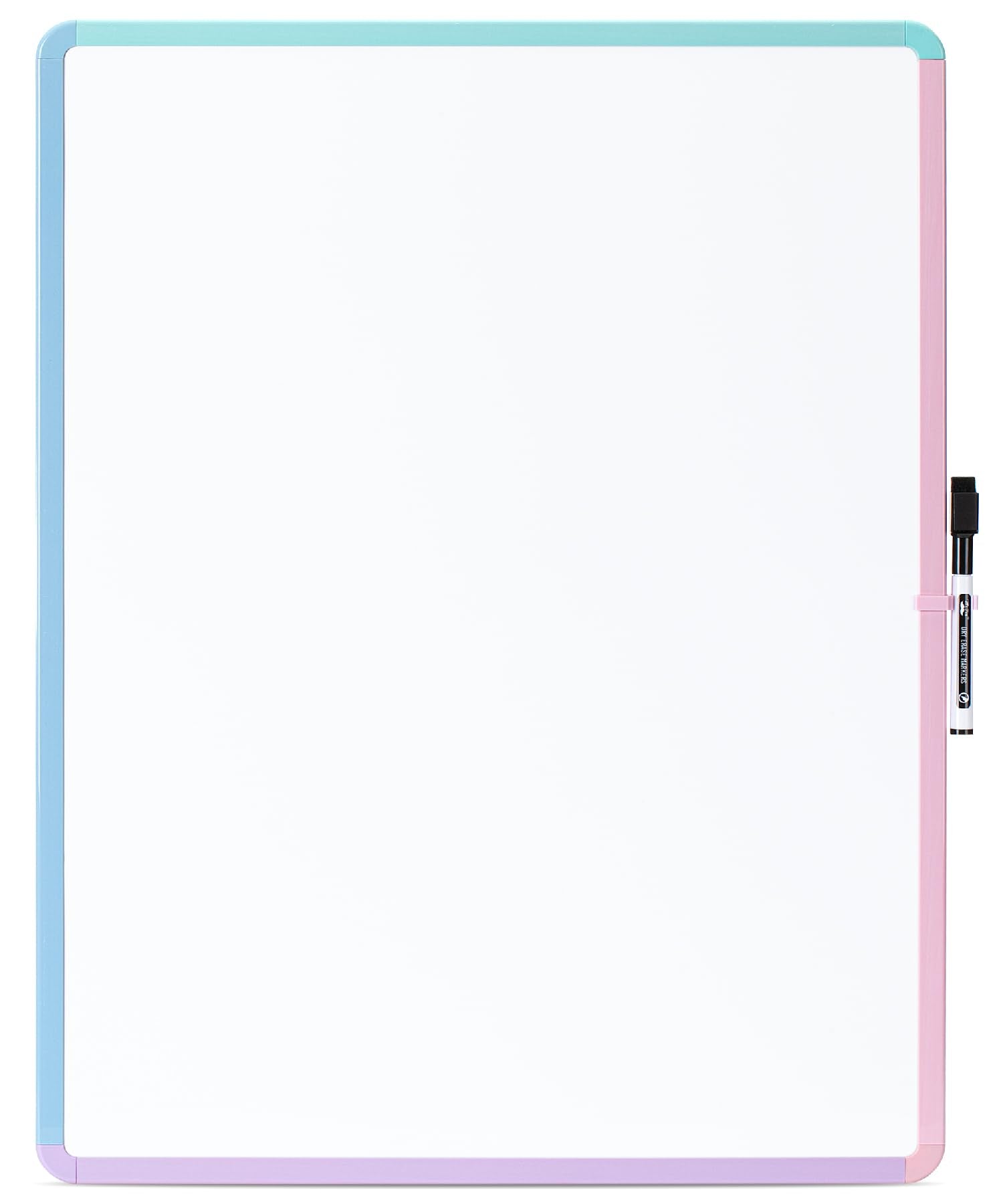 Mr. Pen- Dry Erase Board, 18    X 24    With A Black Marker, Colorful Frame, Dry Erase Board For Wall, Magnetic Whiteboard For W