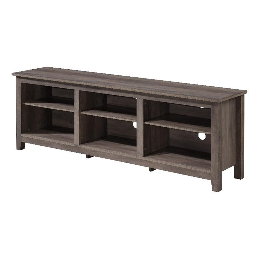 Progressive Furniture TAFT 70 Inch TV Entertainment Console in Gray