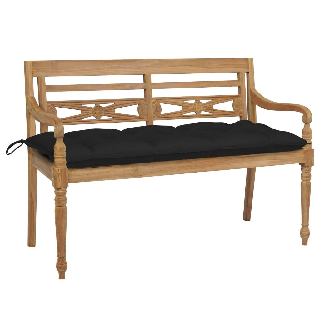 Solid Teak Wood Batavia Bench - Thumbnail 5