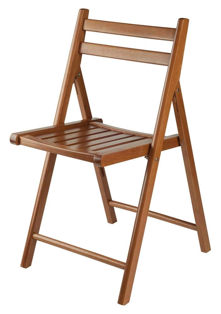 Winsome Robin 4-PC Folding Set Teak Chair, 17.64 x 20.1 x 32.28