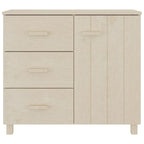 vidaXL Sideboard Honey Brown 35.4"x15.7"x31.5" Solid Pinewood