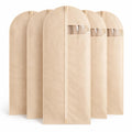Garment Bags for Hanging Clothes, 5 Pack NonWoven Clothes Covers