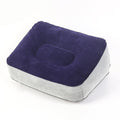 Ruiqas 1pcs Inflatable Air Foot Rest Pillow Footrest Cushion Travel Accessory