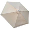 Bellrino Decor 7.5 Ft 6 Ribs Replacement Strong & Thick Patio Umbrella Canopy Cover (Canopy Only) - Taupe
