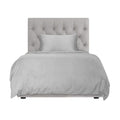 Hotel Sheets Direct Duvet Cover Bed Linen Set, 2 -Piece Set, Grey, Twin Xl