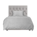 Hotel Sheets Direct 100% Duvet Cover 2 Piece Set - Better Than Silk - 1 Duvet Cover, 1 Pillow Sham With Corner Ties And Zipper C