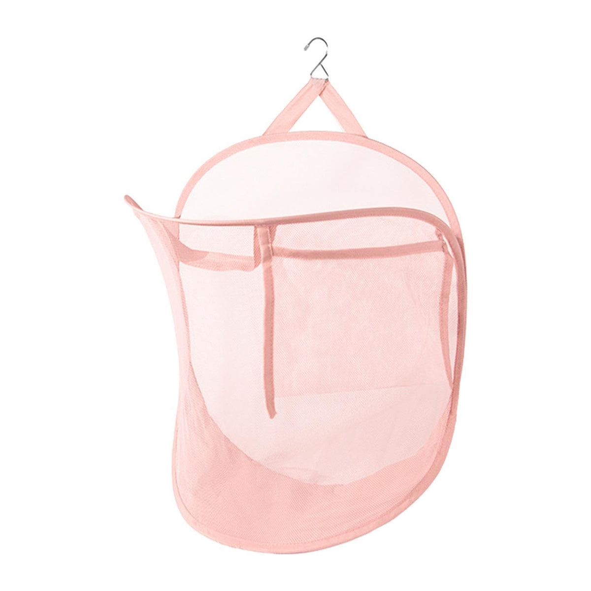 STYLEHEAVEN Mesh Hanging Laundry Hamper Closet Storage Basket for Laundry Door Household PinkHome & Garden|Household Supplies & 