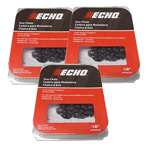 Echo 91Px62Cq-3 Pack Of 3 Chainsaw Chain 18 Inches