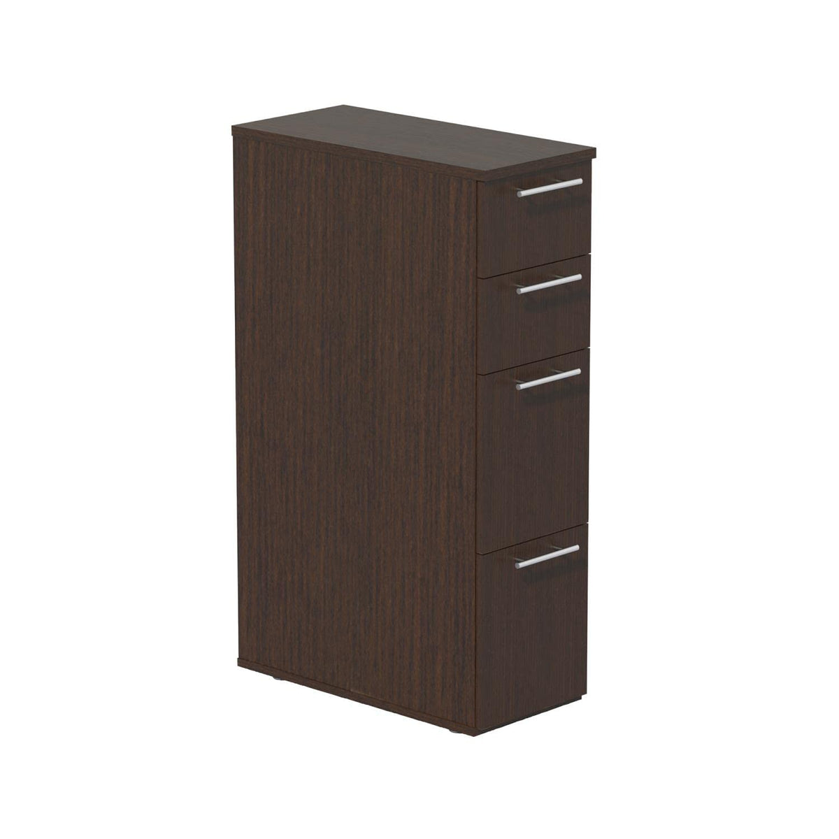 Mayline Skinny Tall Pedestal In Mocha Finish Absptldc