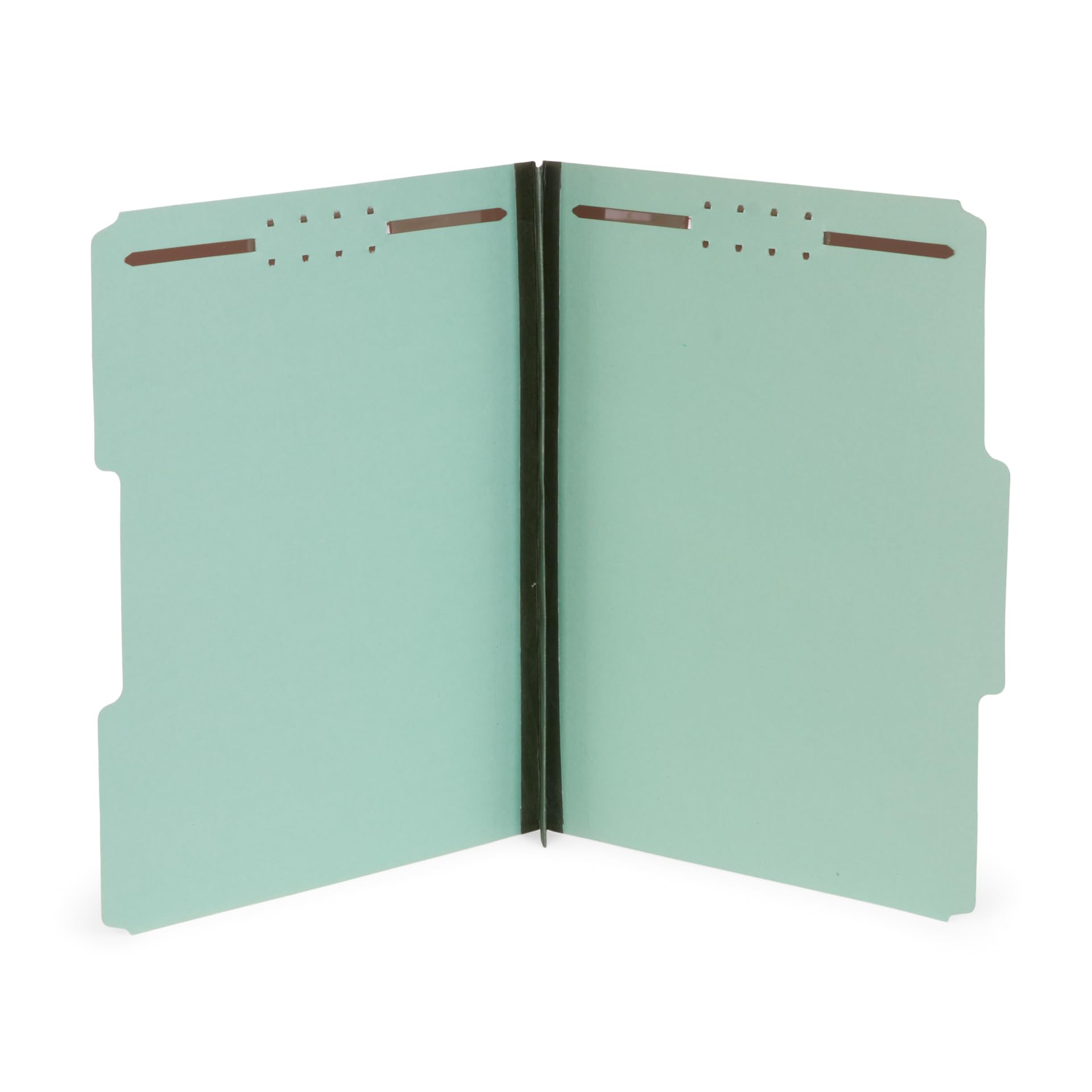 Blue Summit Pressboard File Folders, 2 Inch Expansion Pressboard Folders Letter Size, Pressboard Folders With Fasteners, Gray/Gr