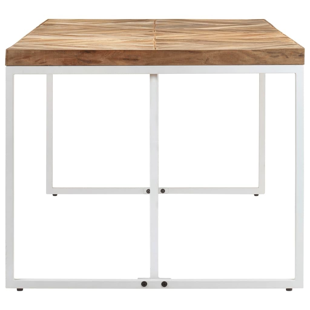 vidaXL Dining Table 70.9&quot;x35.4&quot;x29.9&quot; Solid Acacia and Mango Wood
