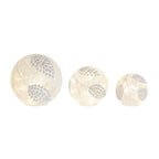 Melrose International Pine Cone Globes/Timer (Set Of 3) 4.5' H, 6' H, 8' H Glass