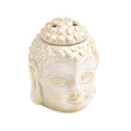 Gifts & Decors Zings & Thingz 57071235 Smiling Buddha Oil Warmer, Cream