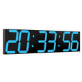 CHKOSDA Digital Wall Clock, Oversize Led Digital Clock with Auto Dimmer, Huge Countdown Timer with Remote Control, 27 Wide Led D