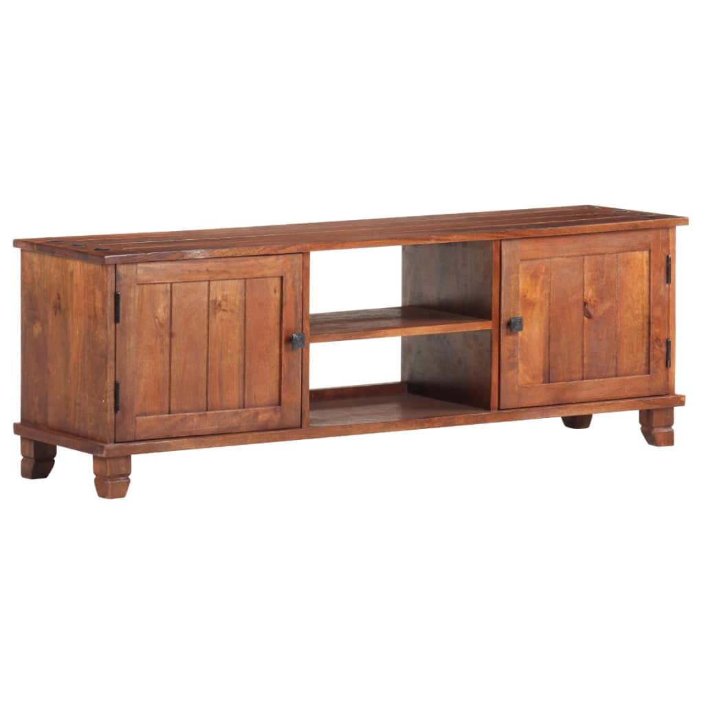 Charmma Tv Cabinet Honey Brown 47.2"X11.8"X16.1" Solid Acacia Wood
