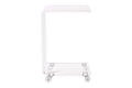 Pure Dcor C Table, 22.5 H x 13.5 W x 14.75 D, Clear