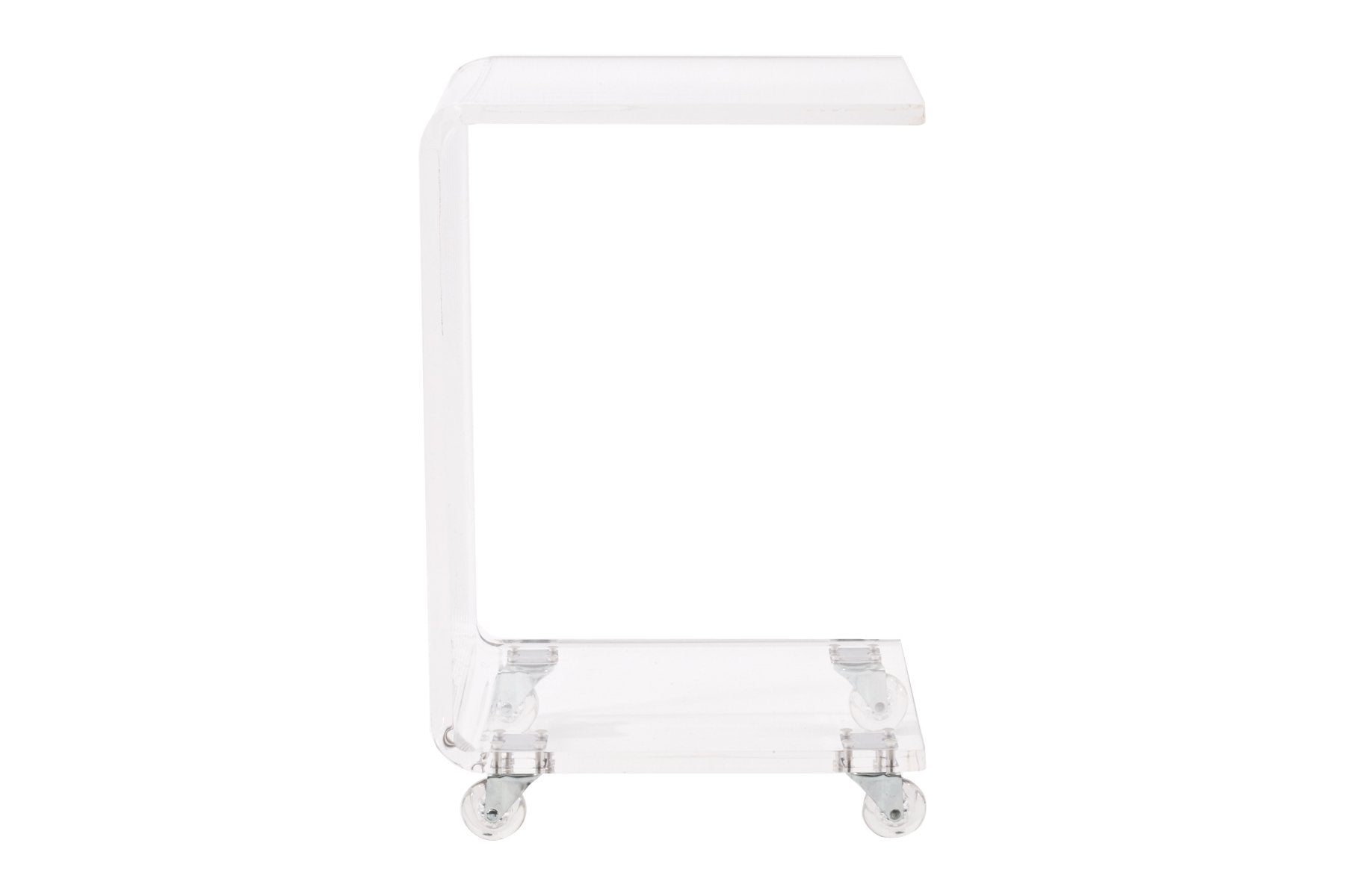 Pure Dcor C Table, 22.5 H x 13.5 W x 14.75 D, Clear