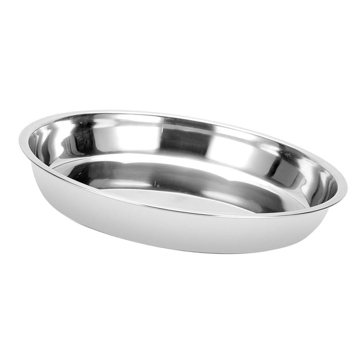 BIUDECO 1pc Round Stainless Steel Barbecue Food Holder Elegant Dessert Plate for Parties Flat Design and Stylish Food Container 