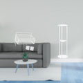 Enakshi Acrylic Side Table for Small Spaces and Easy Assembly Clear Bedside Table for Office Balcony Decor and Convenient Drink 