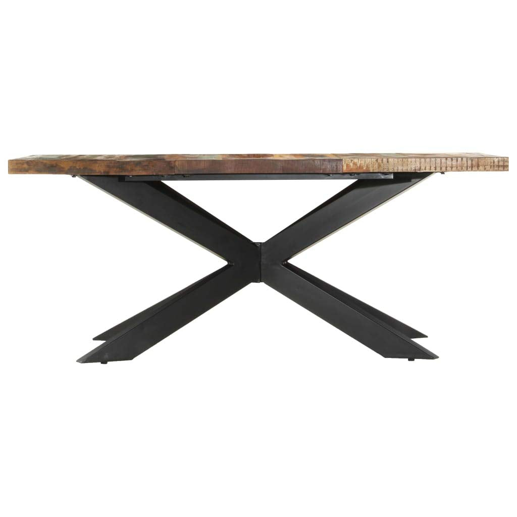 vidaXL Dining Table 70.9&quot;x35.4&quot;x29.9&quot; Solid Reclaimed Wood
