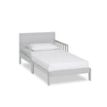 Dream On Me Brookside Toddler Bed In Pebble Grey, Greenguard Gold /JPMA Certified, Low To Floor Design, Non-Toxic Finish, Safety