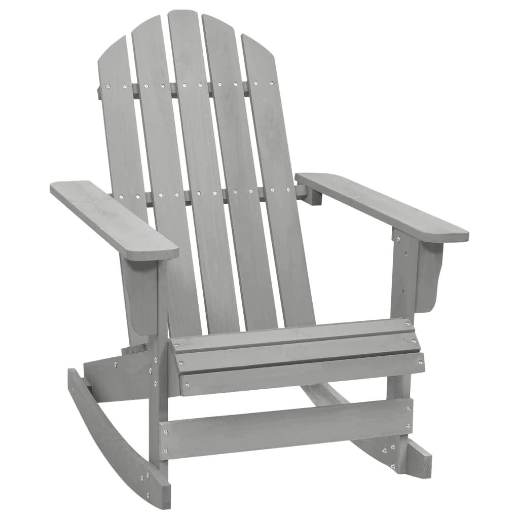 vidaXL Garden Rocking Chair Wood Armchair Wooden Seat Furniture Multi Colors