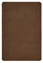 Carpets For Kids 3100.724 Mt Shasta Solids Collection Rug In Cocoa Brown 6Ft X 9Ft Rectangle Brown