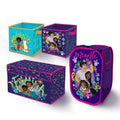 Idea Nuova Disney Encanto 4 Piece Kids Room Collapsible Storage Set with Trunk,Pop Up Hamper and 2 Cubes