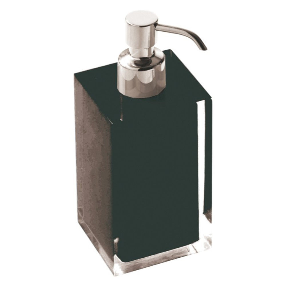 Gedy RA81-14 Rainbow Soap Dispenser, 0.9'' L x 2.76'' W, Black