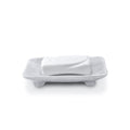 Luxury Handmade Green Calcite Crystal Soap Dish Holder with Drain for Bathroom and Shower, Best Bath Products & Sponge Tray for 
