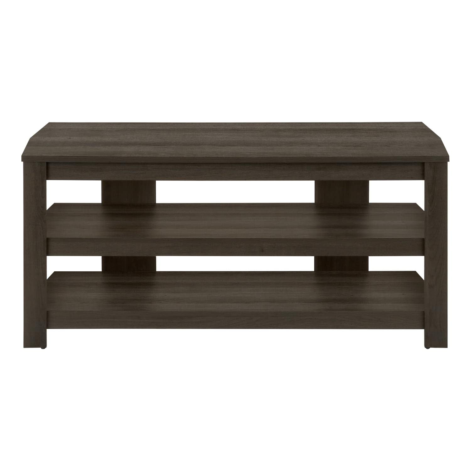 Monarch Specialties I 2514 Tv Stand, 42 Inch, Console, Media Entertainment Center, Storage Shelves, Living Room, Bedroom, Laminate, Brown, Contemporary, Modern