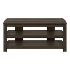 Monarch Specialties I 2514 Tv Stand, 42 Inch, Console, Media Entertainment Center, Storage Shelves, Living Room, Bedroom, Laminate, Brown, Contemporary, Modern