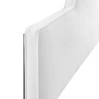 Modway Dawn Performance Velvet Headboard, King/Ca King, White