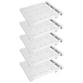 PEDOBALI 5 Pcs 10.8318.3 Expandable Closet Tension Rod Shelf