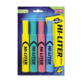 Wholesale Case Of 25 - Avery Hi-Liter Desk Style Highlighters-Desk Style Highlighter, Chisel Point, 4Color/St, Assorted