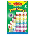 Trend T46917 Sticker Assortment Pack, Smiling Star, 2500 Per Pack (Tept46917)