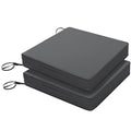 Favoyard Patio Chair Cushions 17 X 16 X 2 Inch Waterproof Outdoor Seat Cushions For Patio Furniture 3-Year Color Fastness Garden