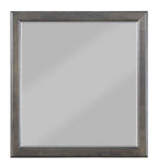 Acme Louis Philippe Mirror, Dark Gray/Dark Gray/Traditional