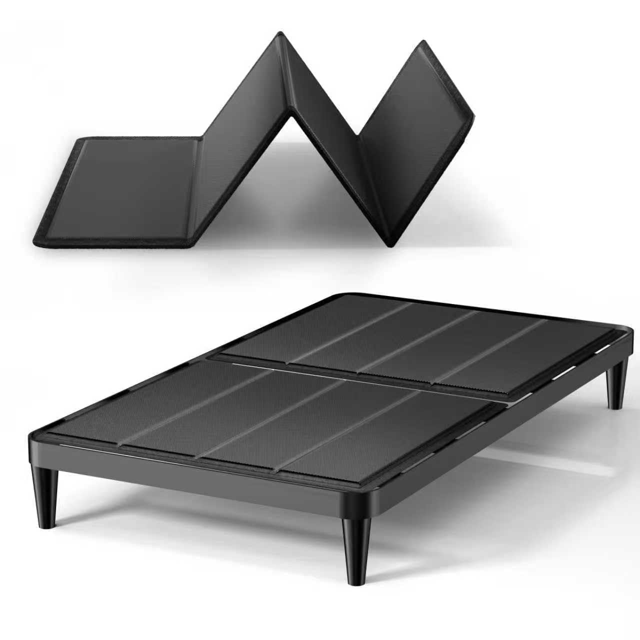 Folding Spring Box,75 * 38  , Large Double Bed 10MM, Bed Support Flat Noodles,Light and Thin, Breathable