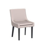Colamy Modern Dining Chairs Set Of 4, Upholstered Corduroy Accent Side Chairs With Mid Back And Wood Legs For Living Room/Dining Room- Light Green