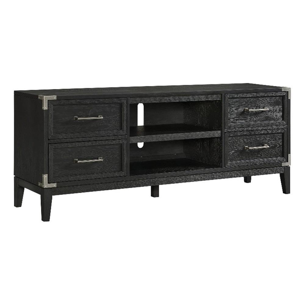 Intercon Laguna Occasional Console, Weathered Steel, 70&quot; Wide Furniture