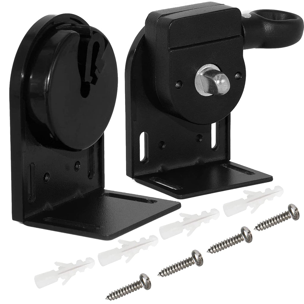 Medduw Shade Replacement Parts,Cordless Crank Kit,Roller Shade Mounting Brackets,For Coolaroo Exterior Sun Shades, Outdoor Blind