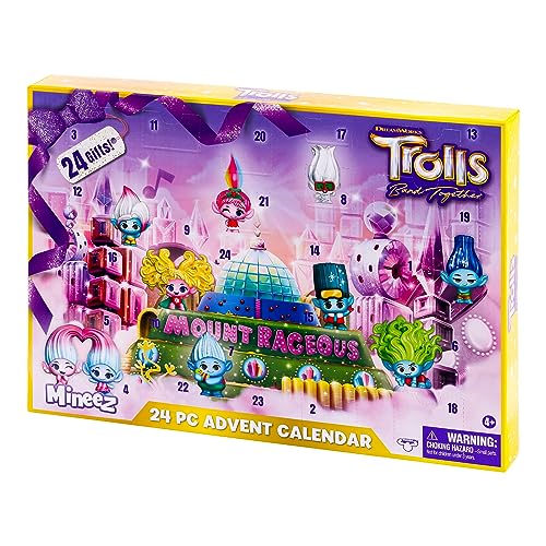 Dreamworks Trolls Band Together Mineez 24 Pc Holiday Advent Calendar